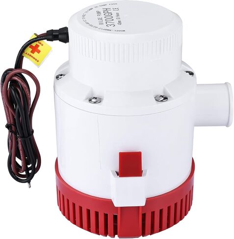NovelBee 12V Non Automatic Bilge Pumps,Boat Marine Plumbing Electric Submersible Bilge Pump 1-1/2" 40MM ID Hose (3500 GPH) in Saudi Arabia
