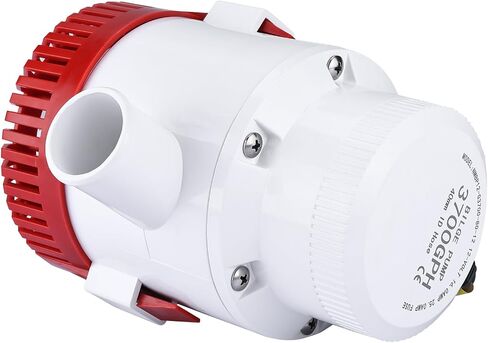 NovelBee 12V Non Automatic Bilge Pumps,Boat Marine Plumbing Electric Submersible Bilge Pump 1-1/2" 40MM ID Hose (3500 GPH) in Saudi Arabia