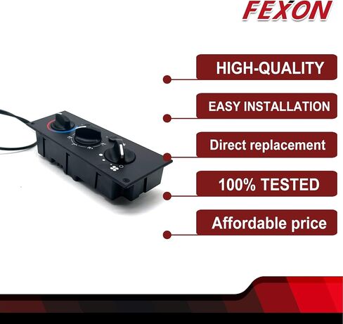 FEXON Heavy Duty Climate Control Module Compatible with Kenworth C500 T300 T600A T800 W900 2002 2003 2004 2005 2006 Replaces 599-5511 in Saudi Arabia