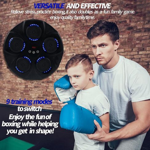 Tixmac Music Boxing Machine,Smart Wall Mounted Workout Bluetooth Boxing Machine,One Punch Boxing Game Machine for Adult,Kid. in Saudi Arabia