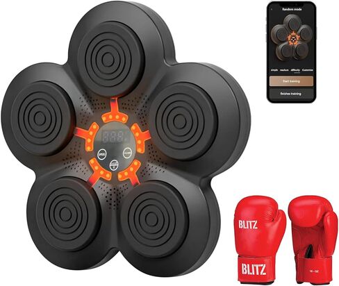 Fourmor Music Boxing Machine- Smart Boxing Equipment with a Three-Layer Shock Absorption Configuration, Enjoy The Pressure Release, Boxing Equipment for Adults and Kids Hand Eye Coordination Training in Saudi Arabia