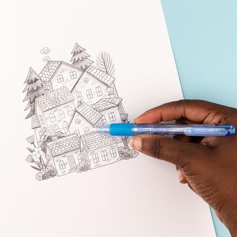 Tombow 57336 Mono Knock Eraser, Blue. Easy to Use Pen-Style Eraser with Rubber Grip in Saudi Arabia