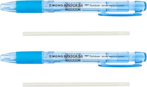Tombow 57336 Mono Knock Eraser, Blue. Easy to Use Pen-Style Eraser with Rubber Grip in Saudi Arabia