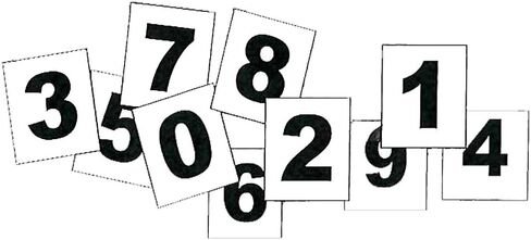 Intrepid International Team Penning Numbers 0 - 9 (6 of Each) - Create a Professional Look for Your Penning Team with Durable and Easy-to-Read Vinyl Numbers in Saudi Arabia