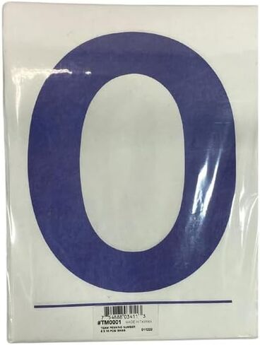 Intrepid International Team Penning Numbers 0 - 9 (6 of Each) - Create a Professional Look for Your Penning Team with Durable and Easy-to-Read Vinyl Numbers in Saudi Arabia