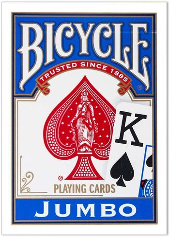 Brybelly 6-Deck Shuffler and 6 Jumbo Index Bicycle Decks - Battery-Operated Electric Shuffle Machine with Cards of Your Choice - Home & Casino Tournaments, Classic Poker, & Trading Card Games in Saudi Arabia