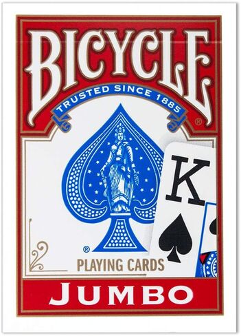 Brybelly 6-Deck Shuffler and 6 Jumbo Index Bicycle Decks - Battery-Operated Electric Shuffle Machine with Cards of Your Choice - Home & Casino Tournaments, Classic Poker, & Trading Card Games in Saudi Arabia