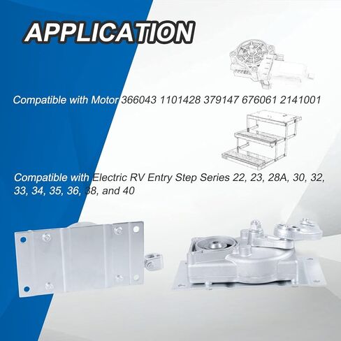 وصلة صندوق التروس RV متوافقة مع سلسلة الخطوة الكهربائية Kwikee Entry 22 23 28A 30 32 33 34 35 36 38 40 استبدال 379160 1101425 in Kuwait