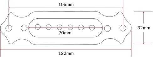 Prewired 6-String Guitar Pickup Wiring Harness Single Coil Magnetic with Volume & Tone Knobs Pots for Electric Cigar Box Guitar Ukulele Mandolin in Kuwait