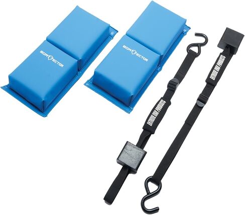 Extreme Max 3006.7270 BoatTector PWC Contour Fender with Hook & Strap Set with Adjustable Straps for Easy Secure Installation - 2-Pack in Kuwait