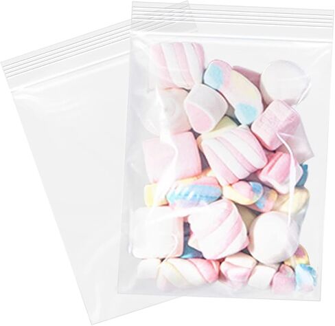 iMailer - 20 قطعة - أكياس بسحاب مقاس 8 × 10 بوصة - أكياس بولي قابلة للإغلاق مع سحاب قفل للتغليف وشحن البخور والقلائد والمجوهرات. in Kuwait