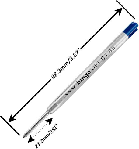 BK0.5 Compatible Parker G2 Type Gel Ink Refill Pelican FiberCastle Visconti Monte Grappa Monte Delta Fisher Marlen Omas in Saudi Arabia