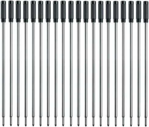 4.5'' Cross Compatible Ballpoint Pen Refills, Medium Point Pen Refill -Black Ink Pen Refills.Pack of (20) in Saudi Arabia