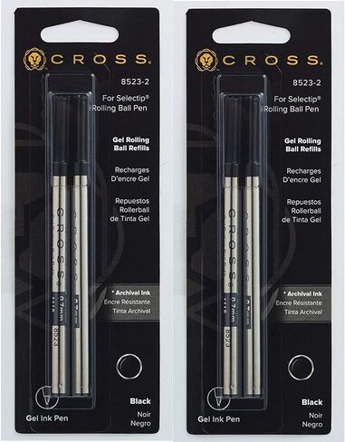 Cross Refills Black Dual Pack Rollerball Pen (2 Pack) in Saudi Arabia