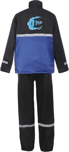 Flycam بدلة المطر مقاوم للماء للدراجات النارية في الهواء الطلق معطف واق من المطر عاكس على البدلة in Kuwait