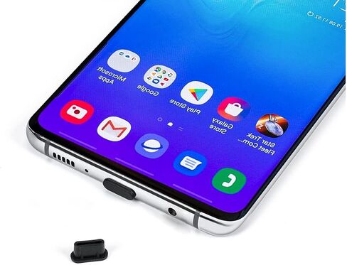 30 قطعة من أغطية سدادات الغبار USB C، غطاء غبار لمنفذ USB من النوع C مع صندوق صغير متوافق مع Samsung Galaxy S24 S23/ Google Pixel/أي منفذ من النوع C، قابس منفذ شحن USB C in Kuwait