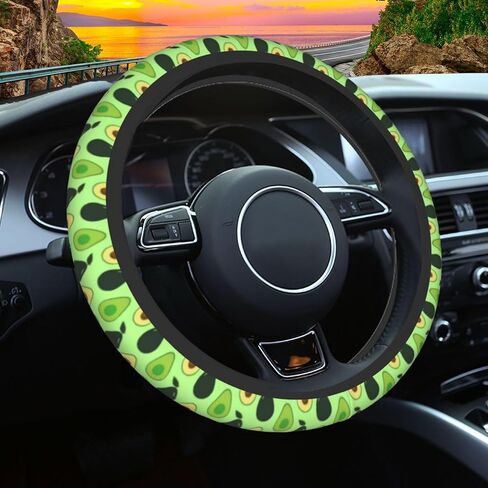 Rose Steering Wheel Cover Auto Steering Wheel Protector 15 inch Fit Auto SUV Vans Trucks in Kuwait