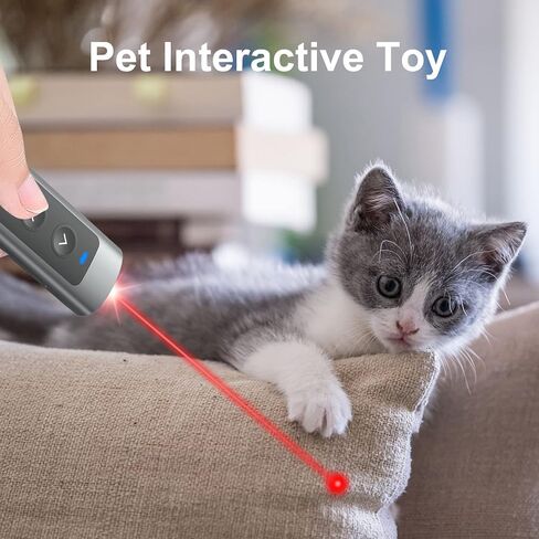 Presentation Clicker Wireless Presenter Remote: USB Rechargeable Finger Ring Clicker for PowerPoint Presentations, PowerPoint Clicker with Laser Pointer, Multi-OS Compatible in Saudi Arabia