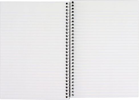 Five Star Spiral Notebook, 2 Subject, College Ruled Paper, 100 sheets, 9-1/2" x 6", Yellow (06180AC6) in Saudi Arabia