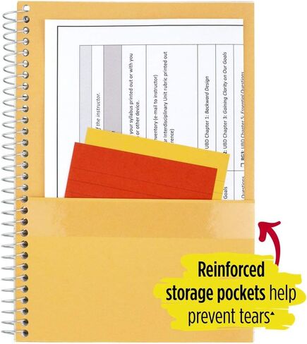 Five Star Spiral Notebook, 2 Subject, College Ruled Paper, 100 sheets, 9-1/2" x 6", Yellow (06180AC6) in Saudi Arabia