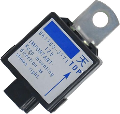 Notonparts 061700-3770 12V Relay Starter Timer 061700-3771 T0070-31410 متوافق مع جرار كوبوتا L3010DT L3010F L4850DT B1550D B1750HST B2150D M4900DT M6800DT الجبهة جزازة F1900 F1900E in Kuwait