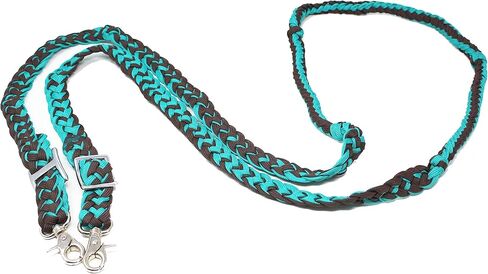 تشالنجر الغربية النايلون مضفر الحبال معقودة برميل زمام البحر الأخضر البني 60764 in Kuwait