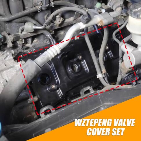 مجموعة غطاء صمام wztepeng مع مسامير غطاء زيت الحشية المتوافقة مع 2004-2016 Nissan Titan Pathfinder Armada NV2500 NV3500 Infiniti QX56 استبدال 13264-ZE01A 13264-ZE00A 132707S000 in Kuwait