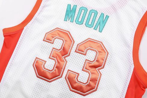 Flint Tropics Jackie Moon #33 Coffee Black #7 Semi Pro 90s Hip Hop Clothes for Party Men Basketball Jersey Green White in Saudi Arabia