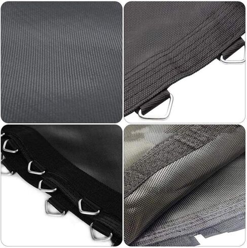 Zoyemone Replacement Trampoline Jumping Mat, Fits 10FT/12FT/14FT Round Frames with Durable V-Rings Fits 5.5 Inch Springs in Saudi Arabia
