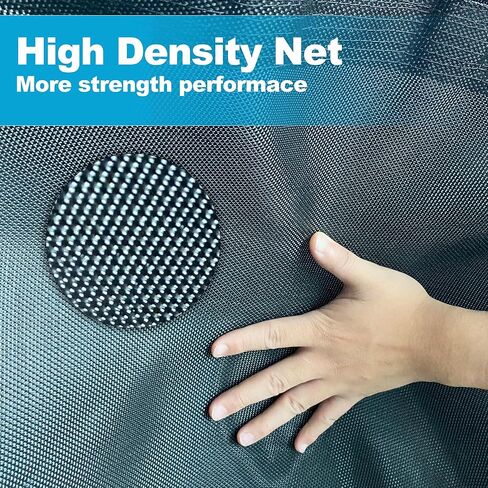 حصيرة القفز الترامبولين، حصيرة بديلة للترامبولين تناسب إطار بطول 12 قدمًا، مع 72 حلقة على شكل حرف V تناسب مقاس 5.5 بوصة، معززة، مقاومة للأشعة فوق البنفسجية، مع خطاف زنبركي وقفازات، لا تشمل الزنبرك in Kuwait