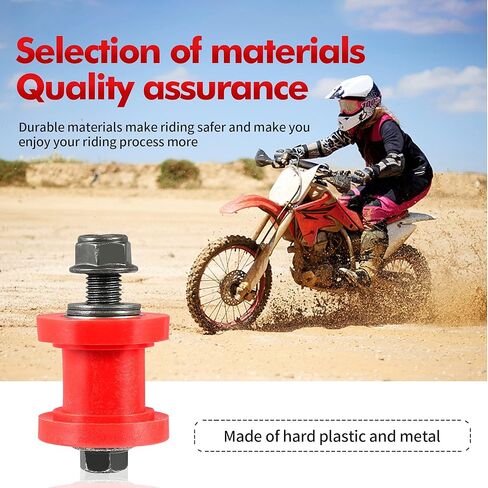 دليل عجلة شد بكرة سلسلة 8 مم و10 مم لكل دراجة نارية صغيرة Atv 125cc 140cc 160cc SSR XR125 CRF50 KLX110 Pitster Pit Dirt Bike Parts (أحمر) in Saudi Arabia