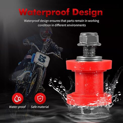 دليل عجلة شد بكرة سلسلة 8 مم و10 مم لكل دراجة نارية صغيرة Atv 125cc 140cc 160cc SSR XR125 CRF50 KLX110 Pitster Pit Dirt Bike Parts (أحمر) in Saudi Arabia