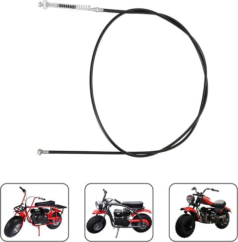 GREHUA Upgrade 67" Rear Drum Brake Cable Left Clutch Brake Handle Lever Chain Tensioner Adjuster for 212cc 196cc 6.5Hp Coleman CT200U CT200U-EX Baja Warrior Hensim MB165 Massimo MB200 Mini Bike Parts in Saudi Arabia