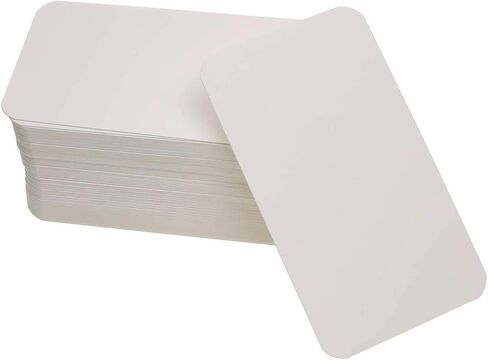 Penta Angel 100 Pcs Mini Paper Blank Gift Notes Cards DIY Craft Small Word Business Message Cards (White) in Saudi Arabia
