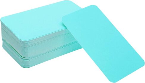 Penta Angel 100 Pcs Mini Paper Blank Gift Notes Cards DIY Craft Small Word Business Message Cards (White) in Saudi Arabia