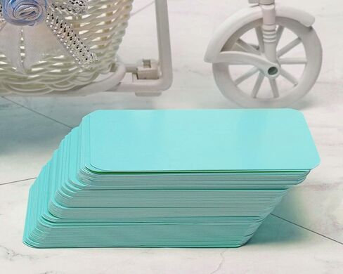 Penta Angel 100 Pcs Mini Paper Blank Gift Notes Cards DIY Craft Small Word Business Message Cards (White) in Saudi Arabia
