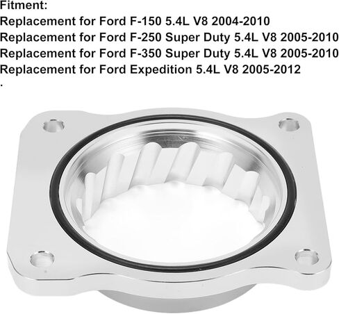 بديل فاصل جسم خانق السيارة الفضي من Aramox لـ F-150 5.4L V8 2004-2010 OE: 729754 in Kuwait