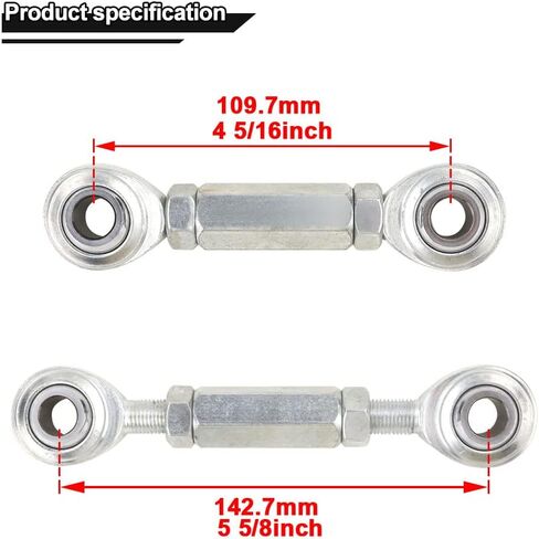 Xitomer - 4" Steel Lowering Links Kit Rear Suspension Adjustable Fit for CRF300L 2021 2022 CRF300 Rally Suspension Links Lowering Links Adjustable in Saudi Arabia
