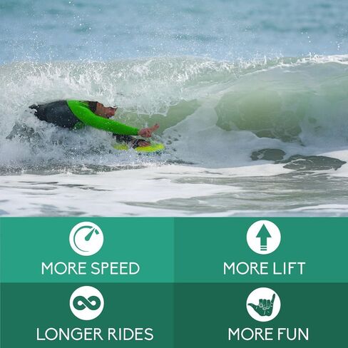 As Seen On Shark Tank! The Slyde Grom Soft Top Body Surfing Handboard/Handplane, Easy to Use, Fun to Master, Safe for for All Ages, Portable, Light Weight, Durable with Exceptional Buoyancy in Saudi Arabia