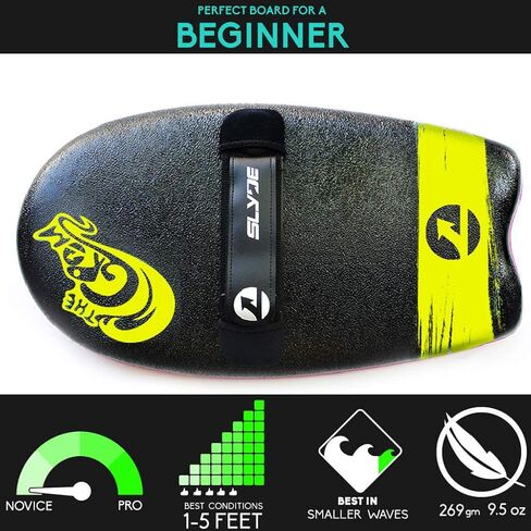 As Seen On Shark Tank! The Slyde Grom Soft Top Body Surfing Handboard/Handplane, Easy to Use, Fun to Master, Safe for for All Ages, Portable, Light Weight, Durable with Exceptional Buoyancy in Saudi Arabia