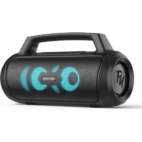 Raymate Bluetooth Speakers, Portable Wireless Speaker with 120W Stereo Sound, M8 Pro Waterproof Outdoor Speaker with LED Light, Bluetooth 5.3, Portable Speaker for Outdoor Party Beach Camping