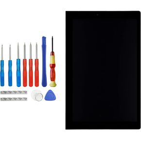 New LCD Display Compatible with Lenovo Yoga Tab 3 YT3-X50F YT3-X50 YT3-X50M 10.1 inch Touch Screen Digitizer Assembly Replacement Parts with Toolkit