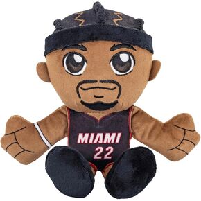 Bleacher Creatures Miami Heat Jaime Jaquez Jr. 8" NBA Kuricha Sitting Plush - Soft Chibi Inspired NBA Superstar