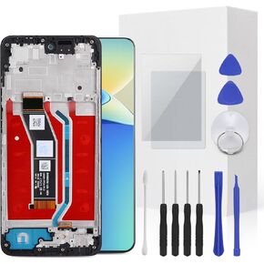 for Moto G 5G 2024 Screen Replacement Kit LCD Screen Display Touch Digitizer Frame Assembly with Repair Tool for Model Moto G 5G 2024 XT2417-1 XT2417 6.6inch