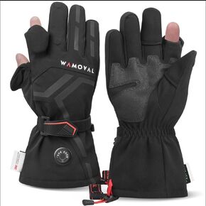 Photography Gloves Heated Gloves for Men Women Rechargeable 7.4V 3000mah Battery Photography Gloves Drones for DJI Air 2S Electric Heated Gloves for Motorcycle/Skiing/Hunting