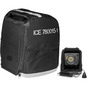 780015-1 Carrying Case for Humminbird ICE Flasher ICE 35, ICE 45, ICE 55 Models, CC ICE Fishing Flasher Soft Sided Carrying Case Storage Travel Bag for Portable GPS Navigator
