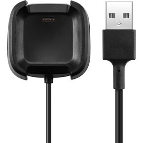 Charger Compatible for Fitbit Versa 1/Versa Lite/Versa SE Smartwatch, Replacement Charging Dock Cord Cable for Versa, Versa Lite 3.3ft/1m