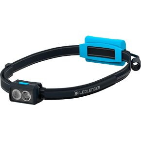 Ledlenser NEO3 Headlamp, 400 Lumen, Separate Flood and Spot Light, Red Rear Light (Black)