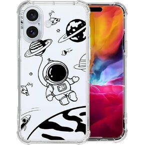 ZHEGAILIAN for iPhone Xs Max Case, [Military-Grade Protection All-Around Shockproof Corners] Clear TPU Bumper Case for iPhone Xs Max - Cute Flower