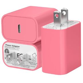 USB Charger Block, 4Pack Charging Blocks 2.1A Dual Port USB Wall Charger, Wall Plugs with USB Ports for iPhone, Samsung Galaxy, iPad, Tablet, Android Phone